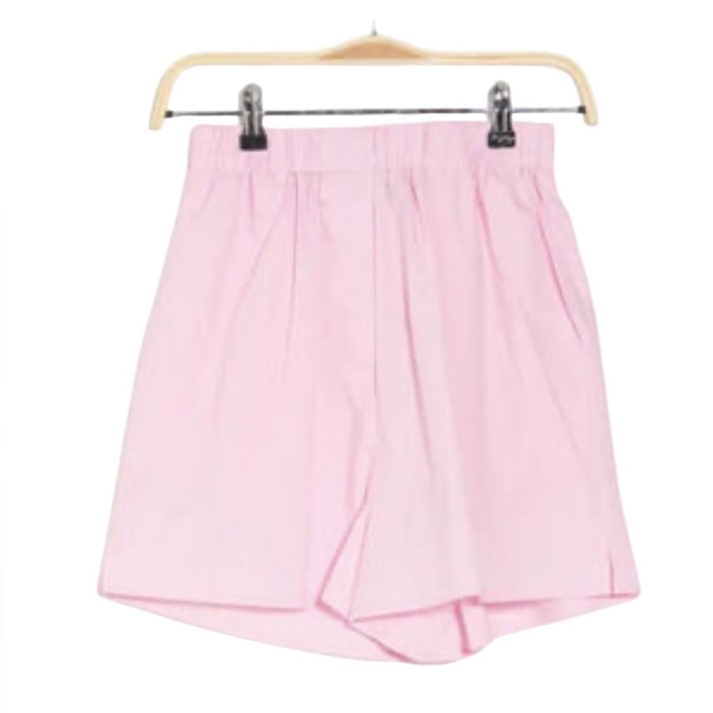 Sophie Rue Pink Cotton Shorts Size Medium from Anthropologie